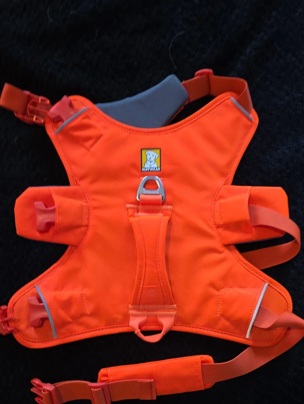 Ruffwear -Visibility Orange Dog Harness - Safety Front-Clip